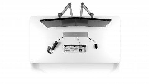 ADVANTIS control room console, top view