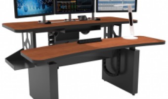 adjustable height 911 dispatch console station